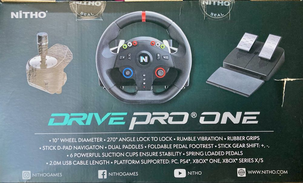 Nitho Drive Pro One - Volan cu pedale si schimbator sigilat