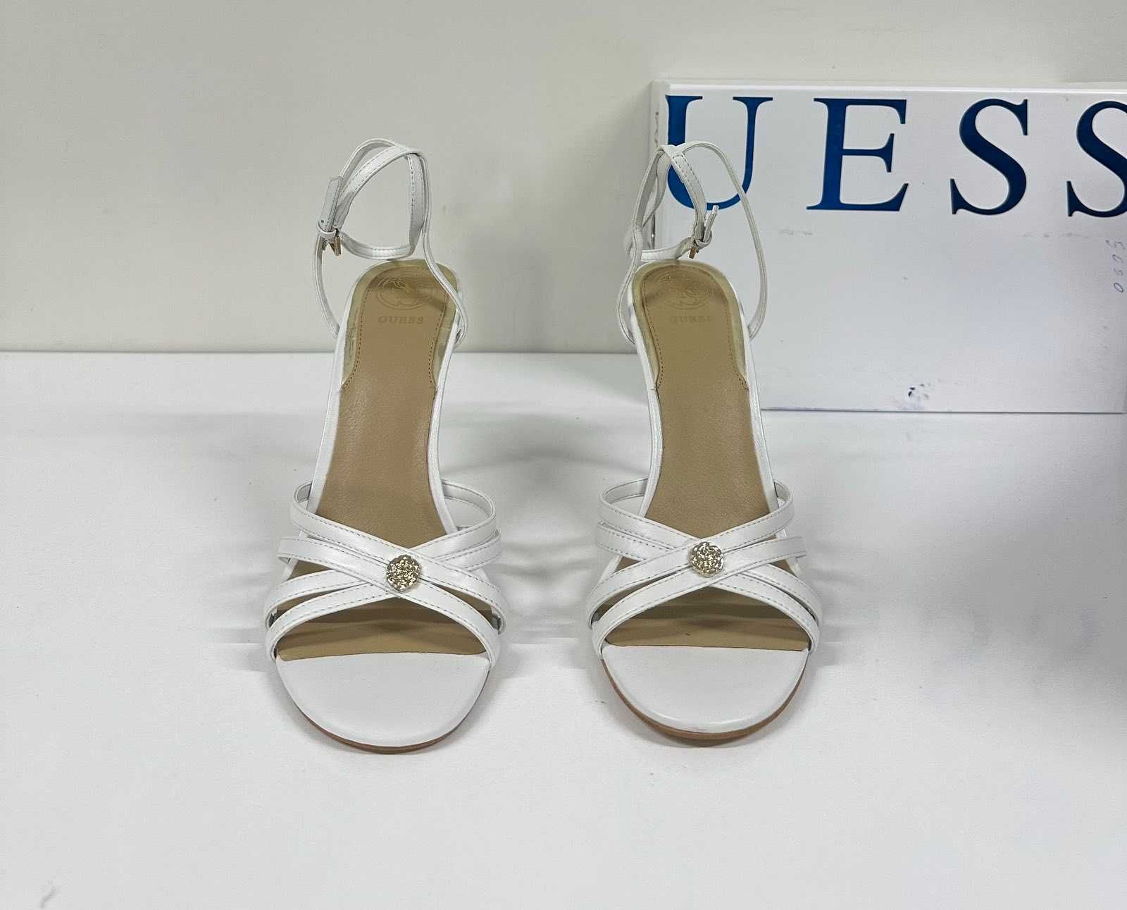 Guess White heels