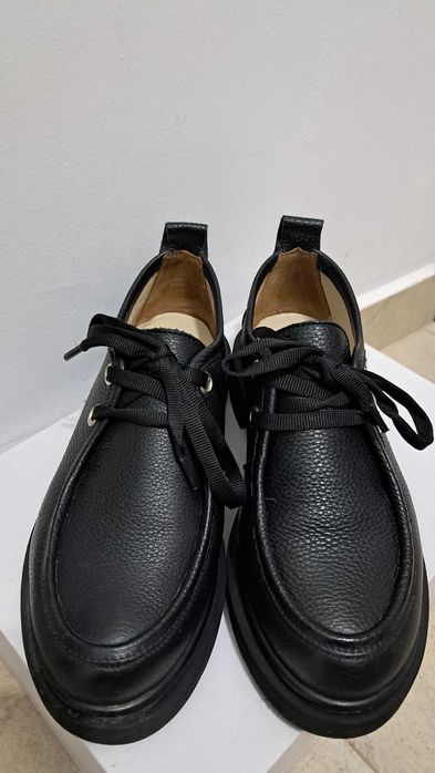 Pantofi dama negri piele naturala