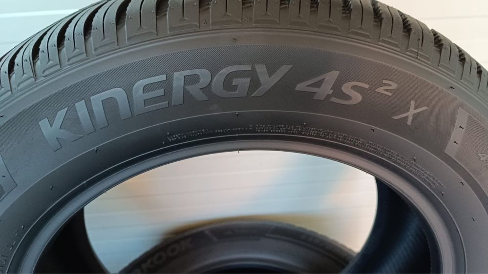 4бр всесезонни гуми 235/60/18/Hankook kinenrgy 4s2x/dot2124/6.3мм