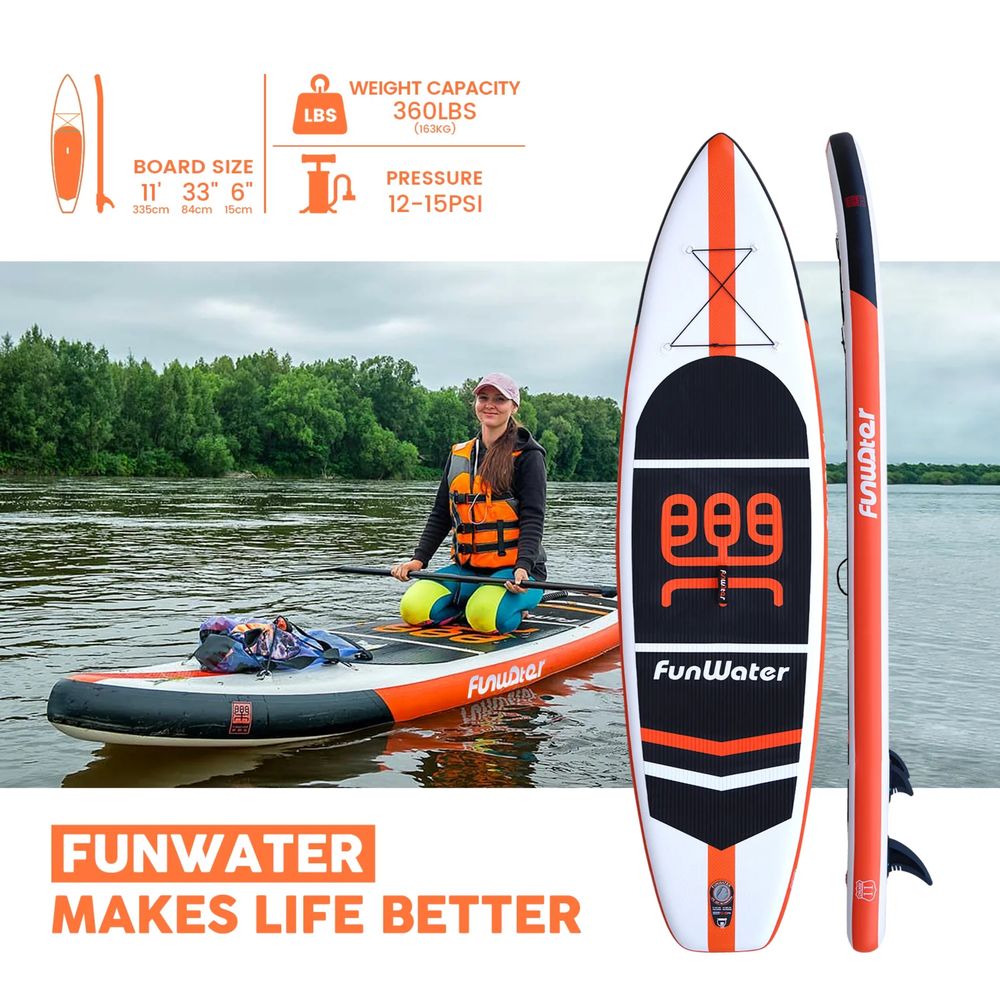 SUP 335cm Paddle board Падъл борд FUNWATER
