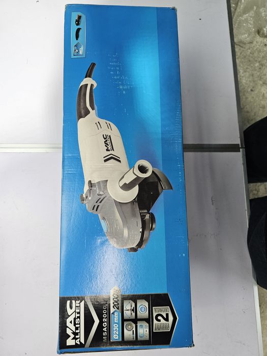 Polizor unghiular, 2000 W, 230 mm, 6500 rpm • Mac