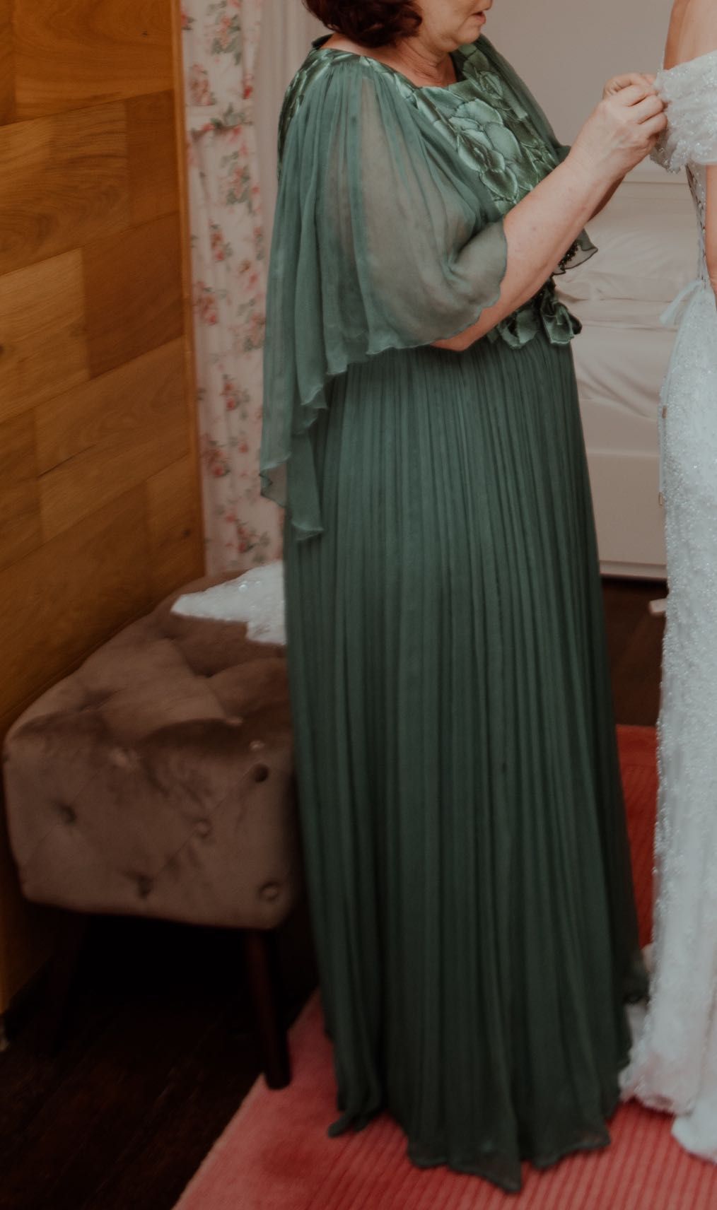 Rochie designer unicat Atelier 34, mar. XL (pt. nuntă, soacra, nașa)