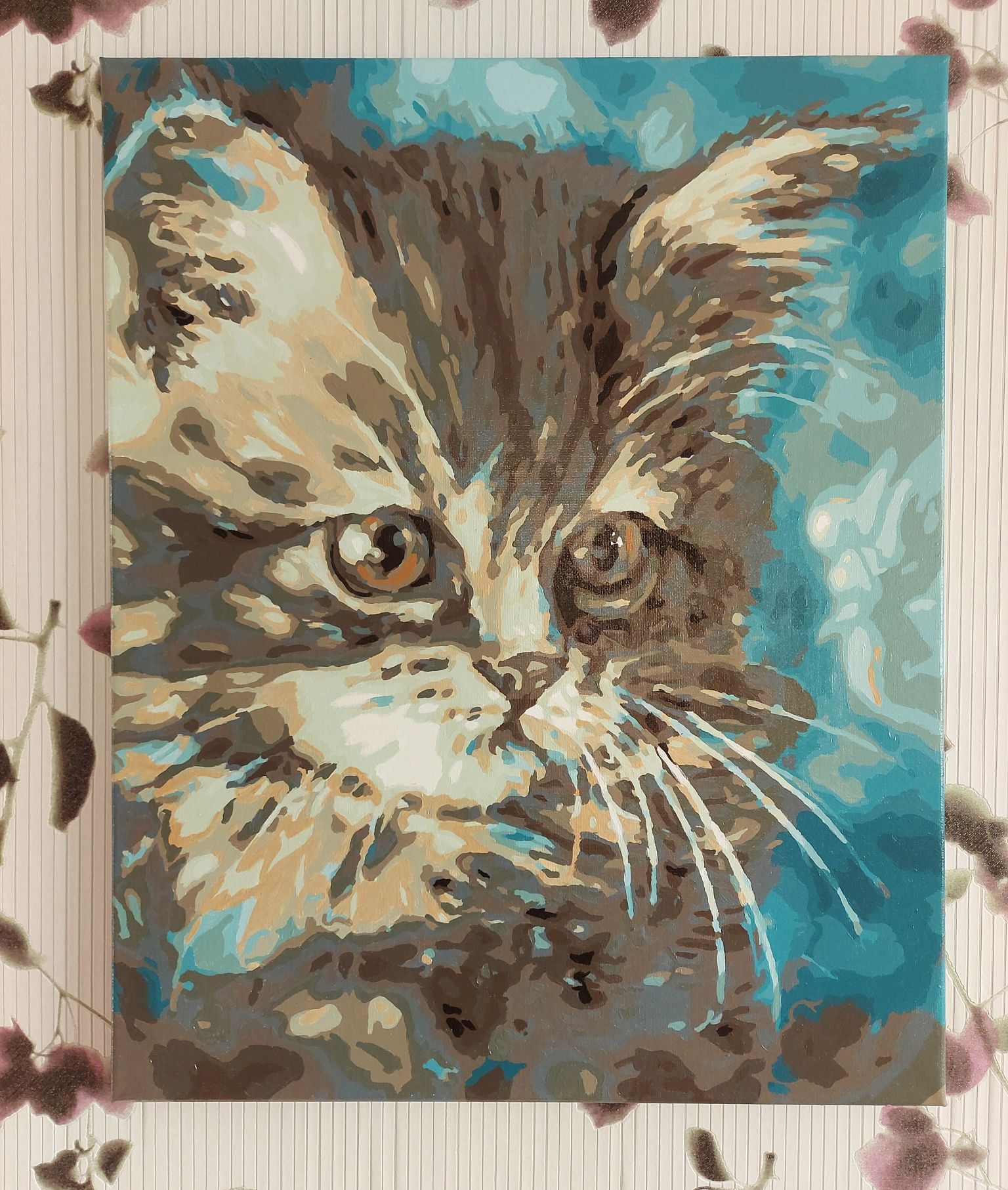Картина "Котенок". Живопись. 50 × 40