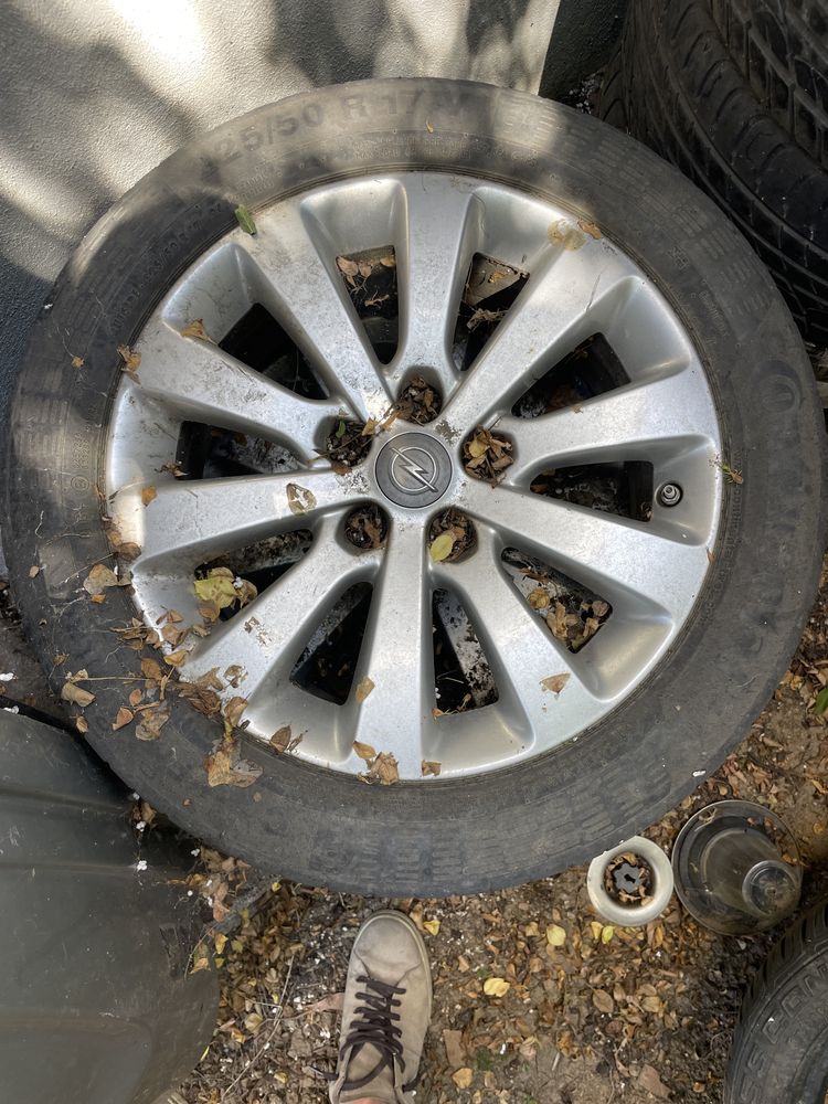 Jante aliaj 17” opel astra J cu cauciucuri vara