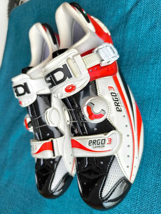 Sidi Ergo carbon pantofi ciclism 44-45 bicicleta incaltaminte cursiera