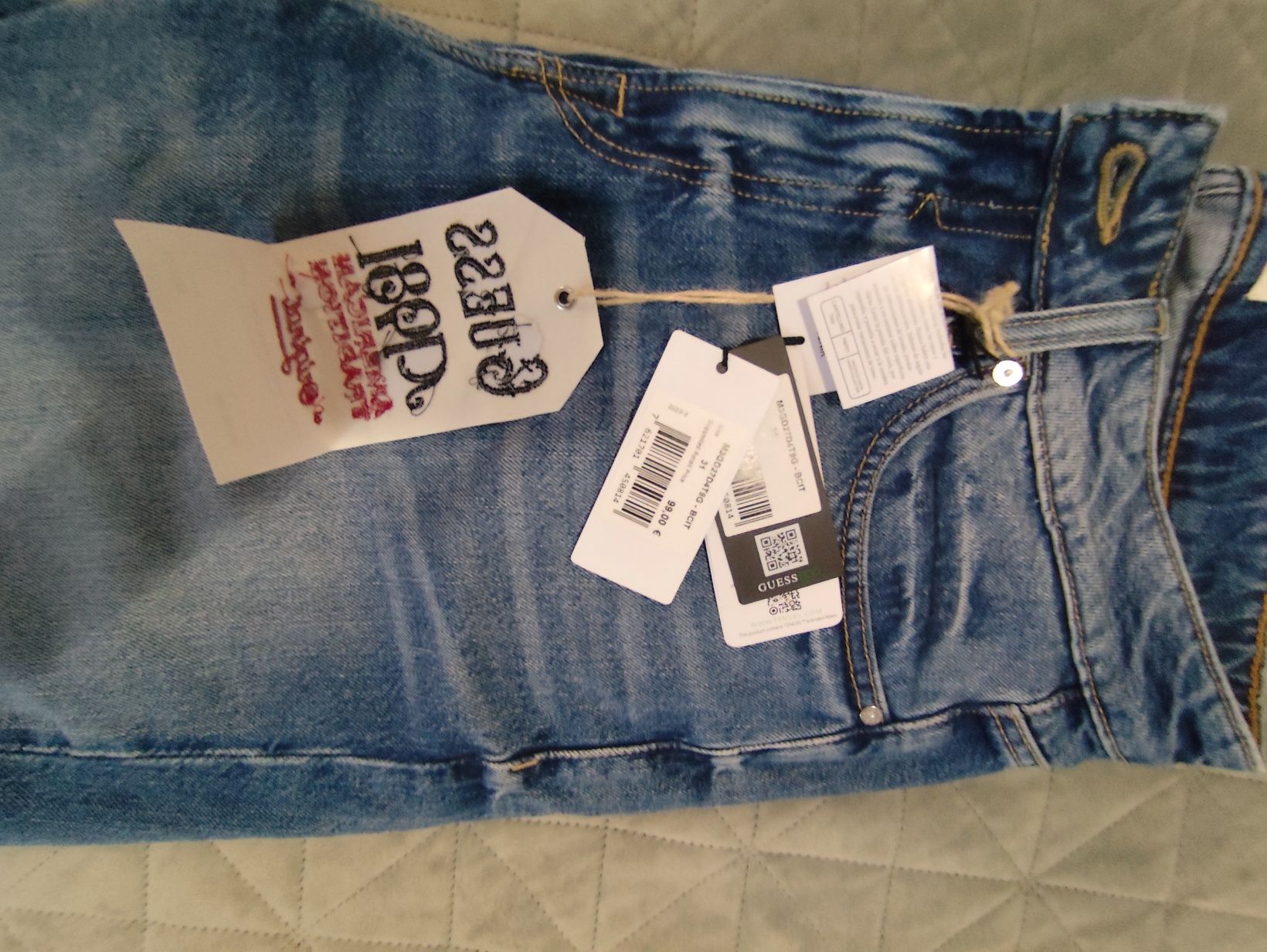 Мъжки дънкови панталонки Guess