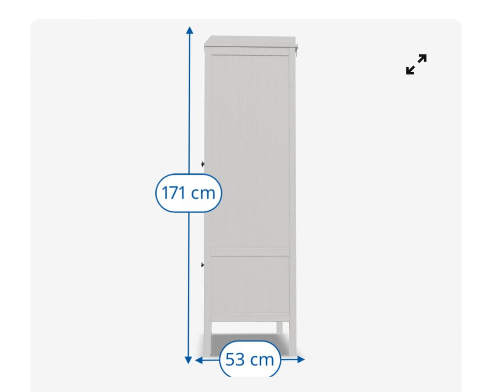Dulap de haine, 80x50x171 cm SUNDVIK Ikea