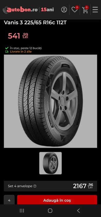 Cauciucuri barum vanis 3 225/65 R16 C