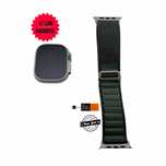 Apple Watch Ultra Titanium Case Green Alpine Loop | TrueGSM