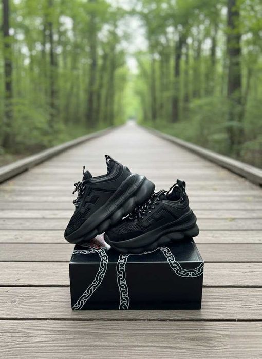 Versace Chain Reaction Negru - Full Box - PREMIUM