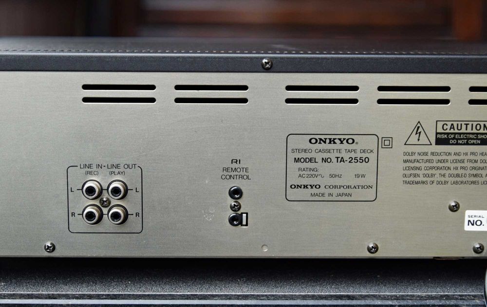 Deck 3 Head Onkyo TA-2550, casetofon
