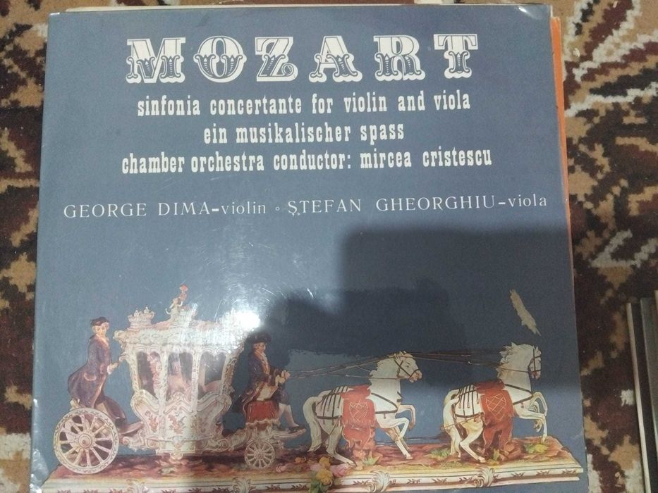 Albume vinyl Mozart/ Bach /Beethoven /Paganini /Puccini /G. Enescu