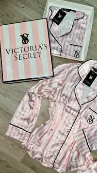 Pijama Victoria's Secret secret satin model superb calitate premium