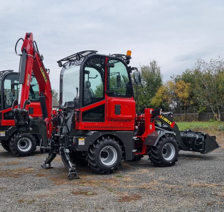 Buldoexcavator marca Lubeck model ALV 3.0 Garantie 2 ani NOU