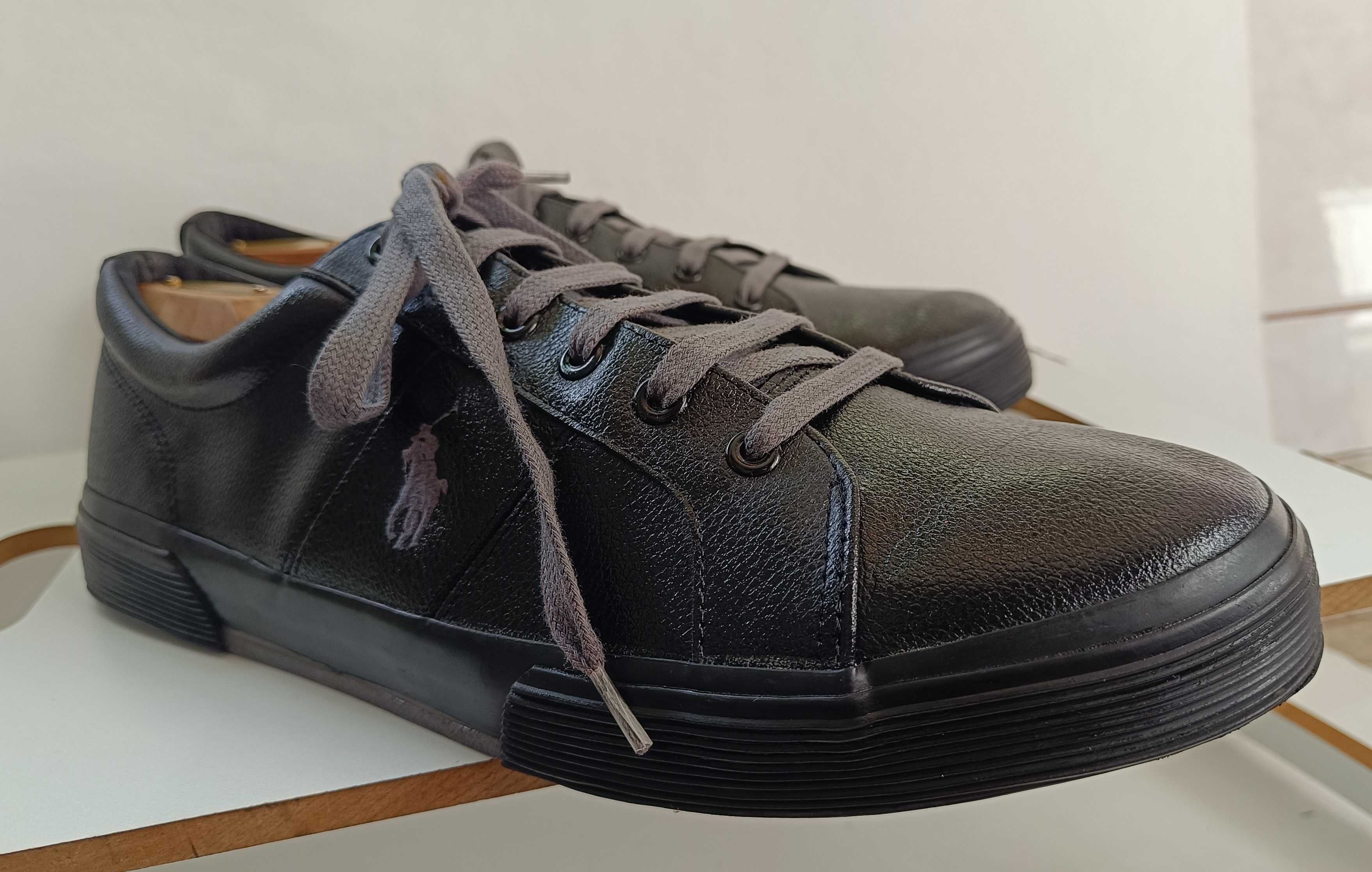 Pantofi sport casual 45 premium Ralph Lauren piele naturala moale