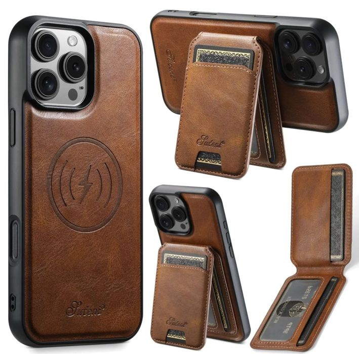 Чехол iPhone Чехол-Кошелек для 12-16 Pro и Max