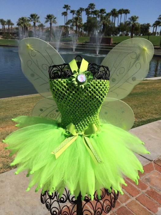 Rochita TUTU Clopotica TinkerBell zana verde serbare carnaval Craciun