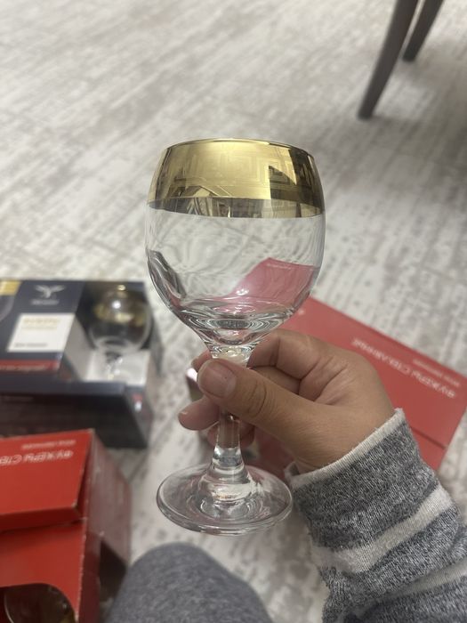 Фужеры стеклянные