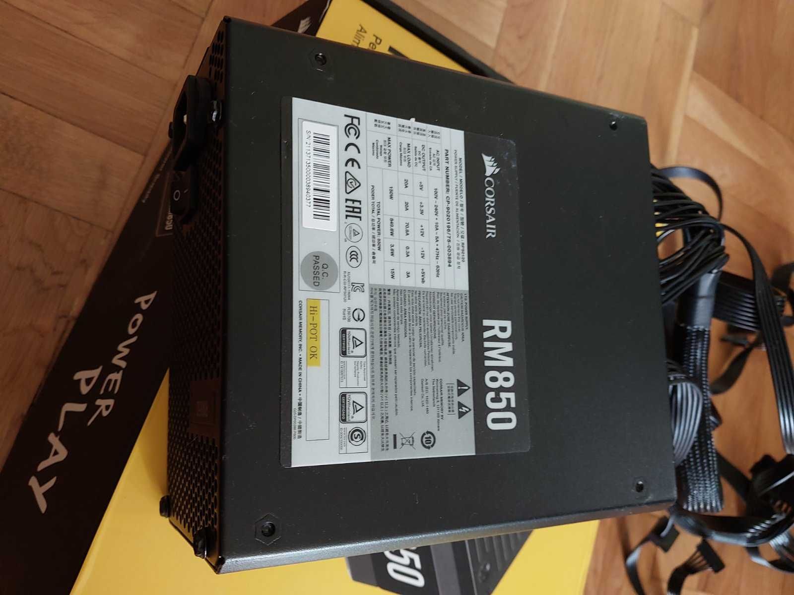Corsair RM850 , 850W 80+Gold - модулно захранване