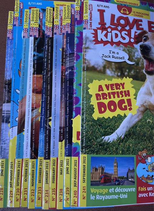 Revista bilingva franceza-engleza “I love English for Kids”