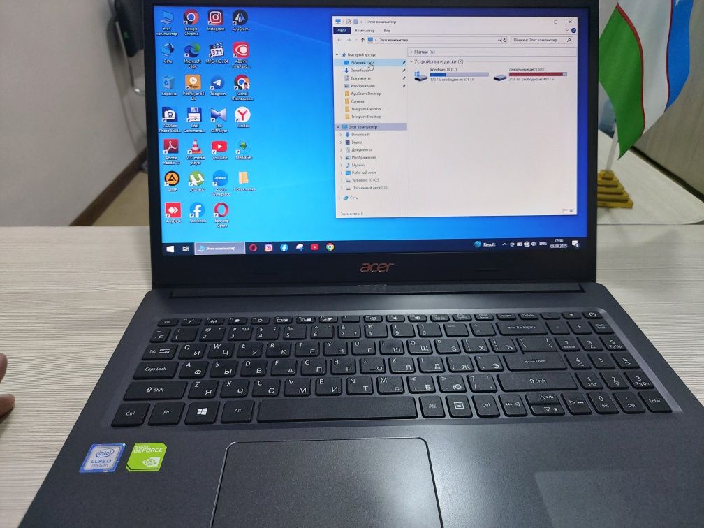 Acer ASPIRE 3 Intel Core i3 7020U Operativka 12 GB SSD 256 Gb  GPU 2GB