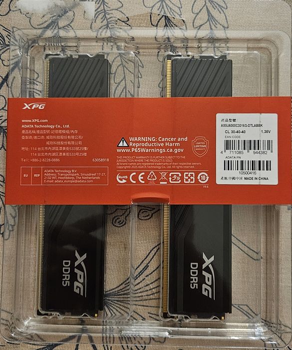 Оперативная память DDR-5 DIMM 32 GB 6000 MHz ADATA XPG Lancer Blade RG