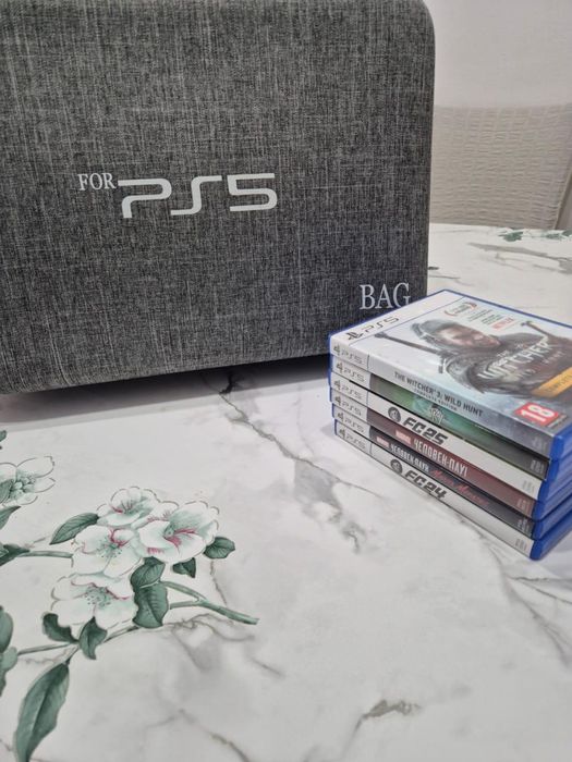 Игры пс5 новый + сумка