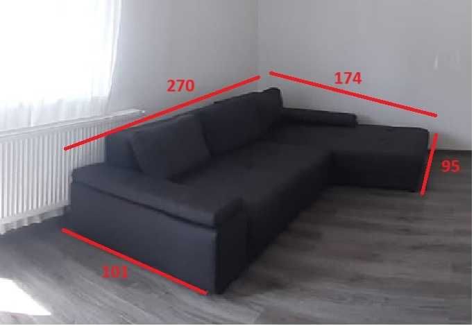 Vand coltar living - extensibil