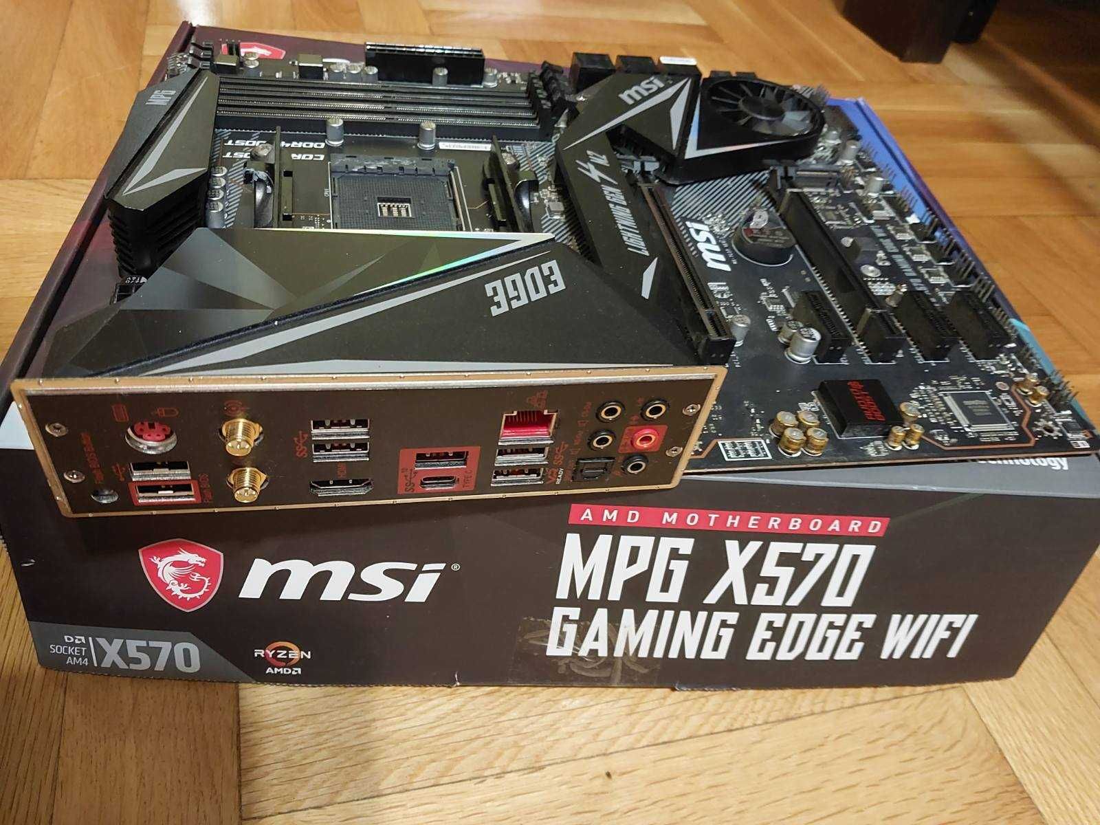 Ryzen 7 5800X + MSI MPG X570 Gaming Edge Wi-Fi, AM4