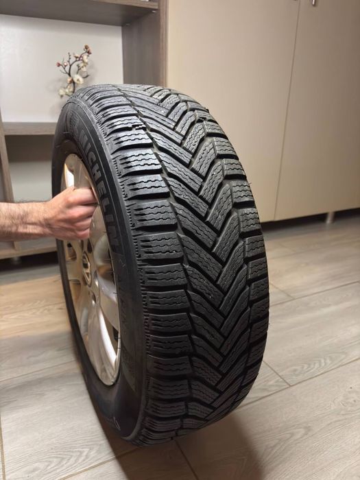 Jante Aliaj Golf 5 + Anvelope Iarna Michelin Alpin 6 2023 - 195/65 R15