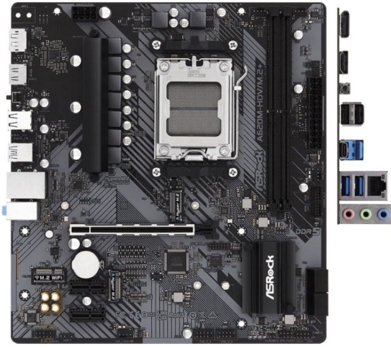 Процессор AMD Ryzen 5 8400F + материнская плата