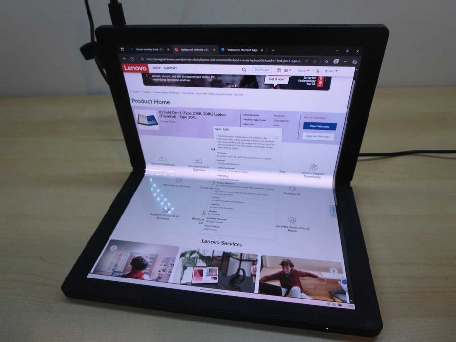 Лаптоп Lenovo ThinkPad X1 Fold 2in1 Touch i5-L16G7 8RAM 512SSD