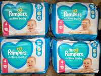 3baxuri 3*76buc Scutece Pampers Active Baby nr.4 (9-14kg)