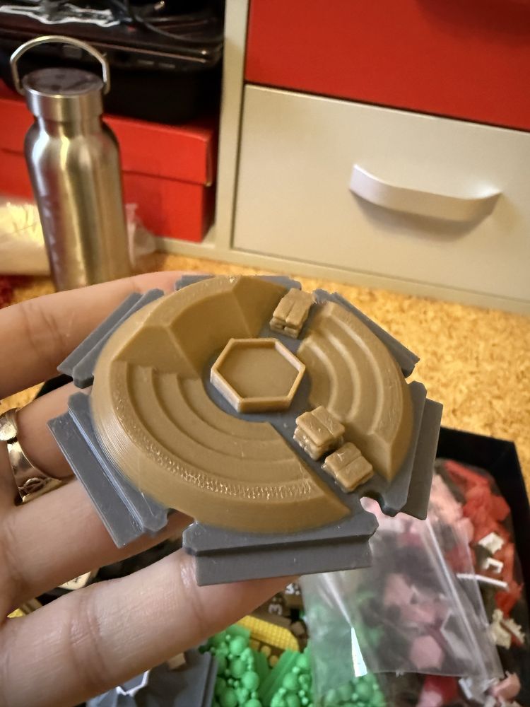 Catan Printat 3D Colorat