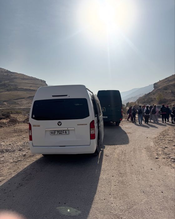 микроафтобус Трансфер по Узбекистану, такси в горы, Амирсай Сукок