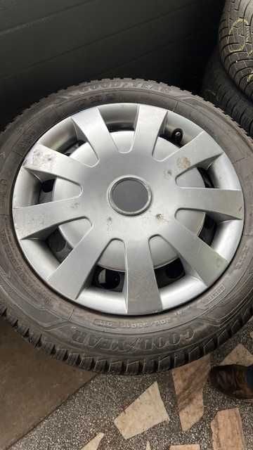 Cauciucuri Good Year 205 55 16 + Jante Tabla + Capac VW sau Skoda
