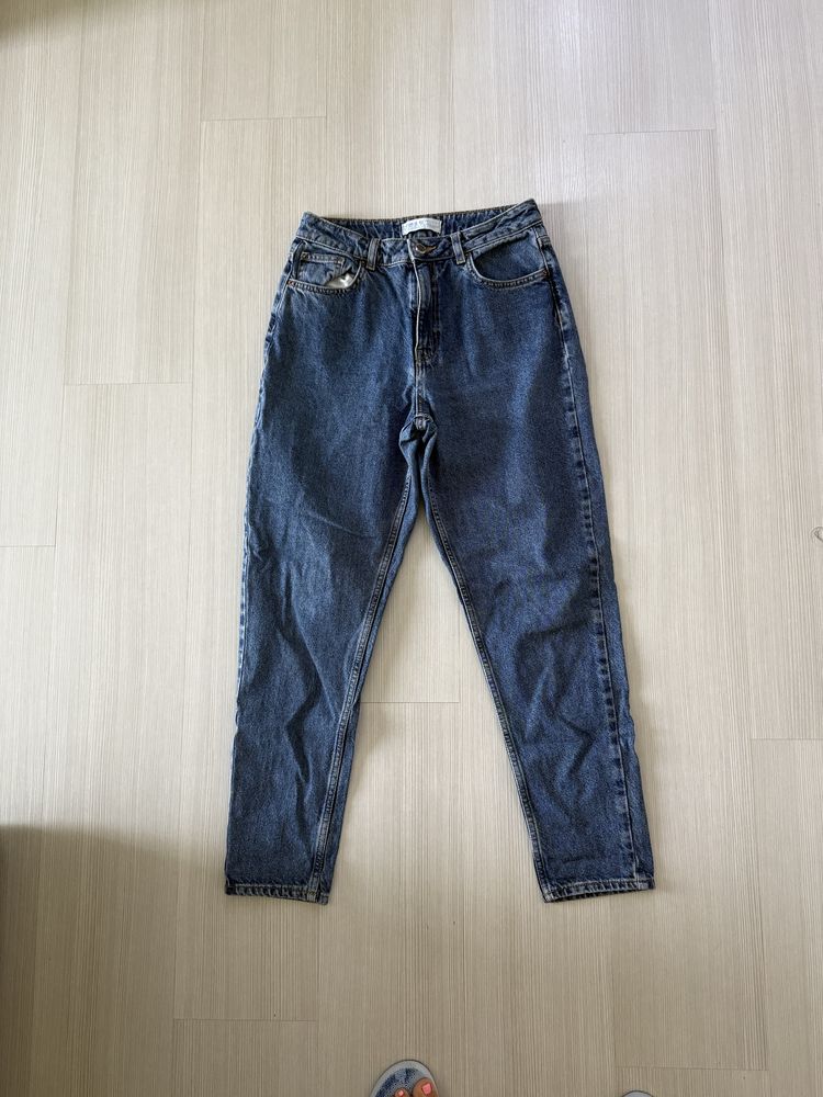 Дамски дънки Mom fit без еластан