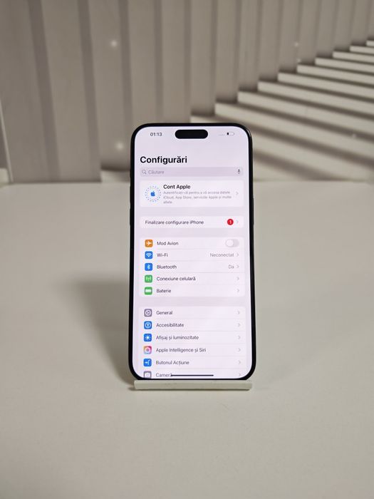 iPhone 15 Pro Max Black 256GB Impecabil totul original liber retea