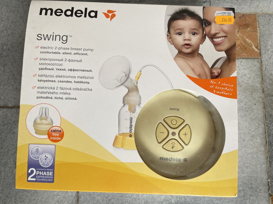 Единична двуфазна електрическа помпа за кърма Medela Swing