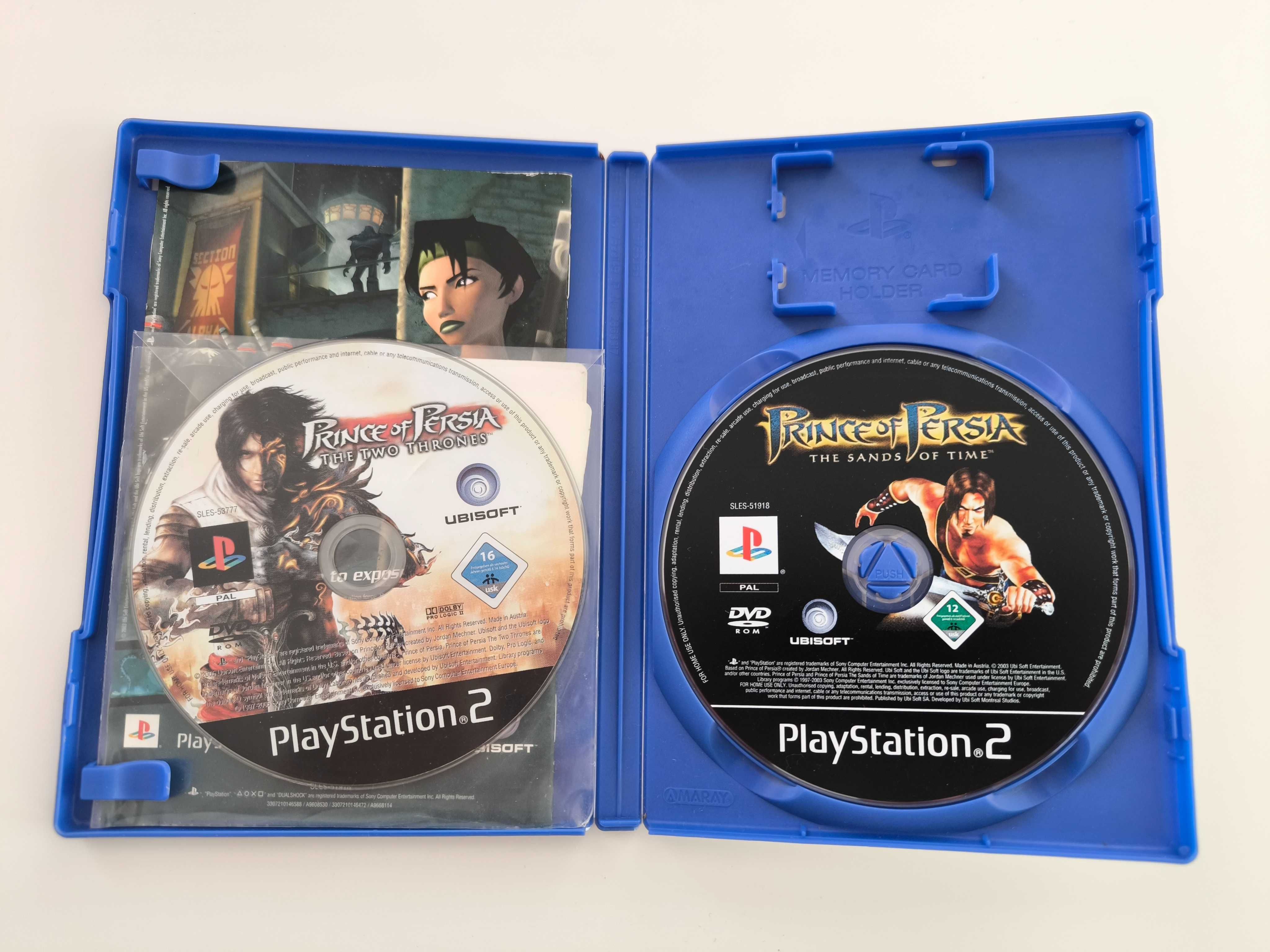 PS2 Prince of Persia The Sands of time + The two thrones 20лв.PS2