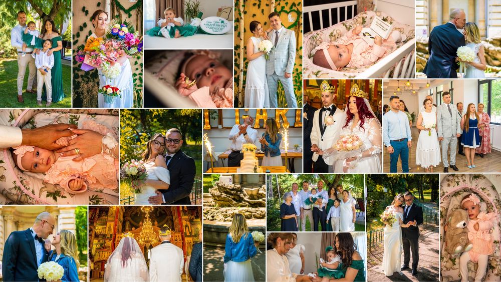 Fotograf evenimente, majorat, nunta, botez, cununie