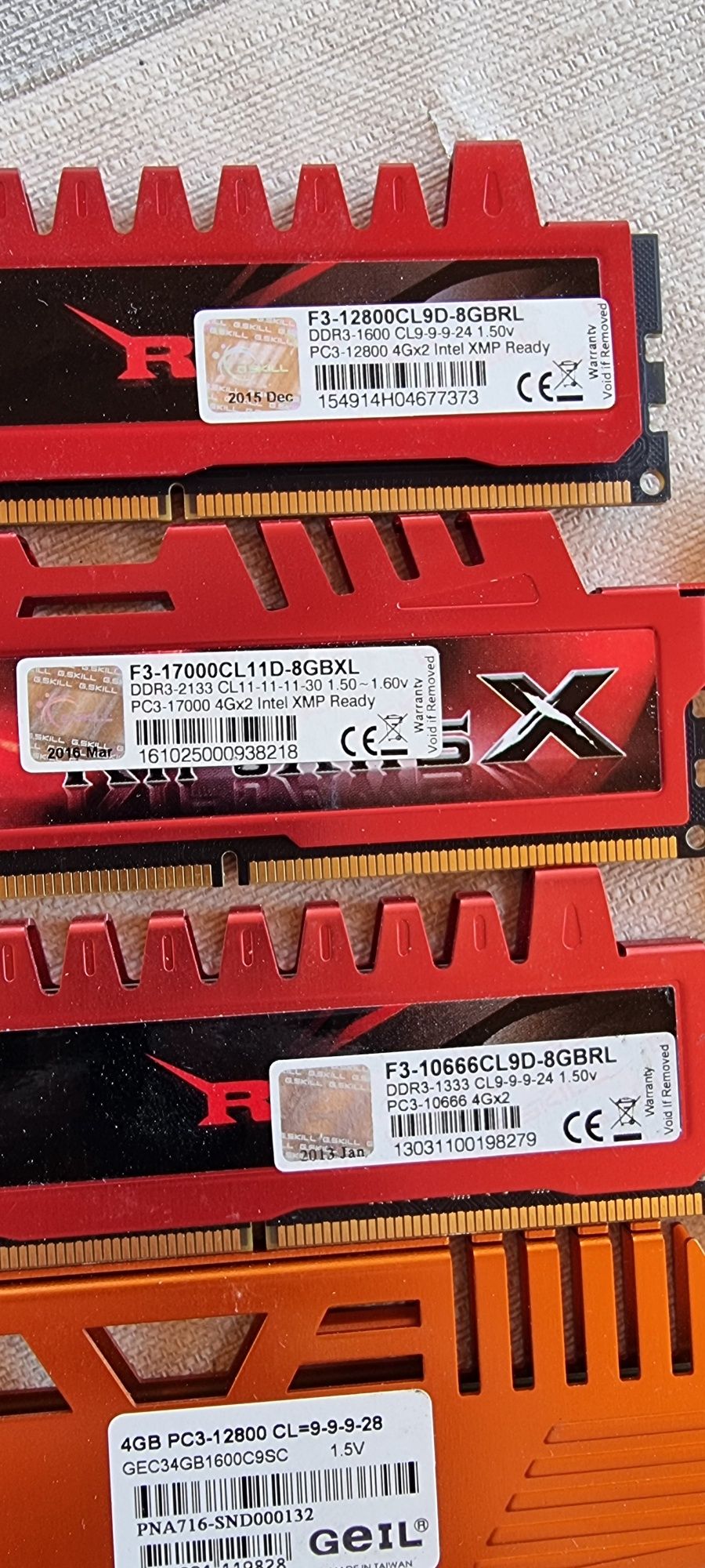 Рам памет 4 GB DDR3 за компютър с охладител