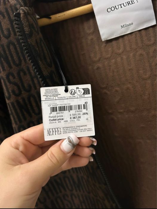 Hanorac Moschino original