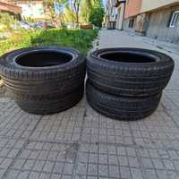 Продавам 4 летни гуми-2 Continental и 2 Pirelli