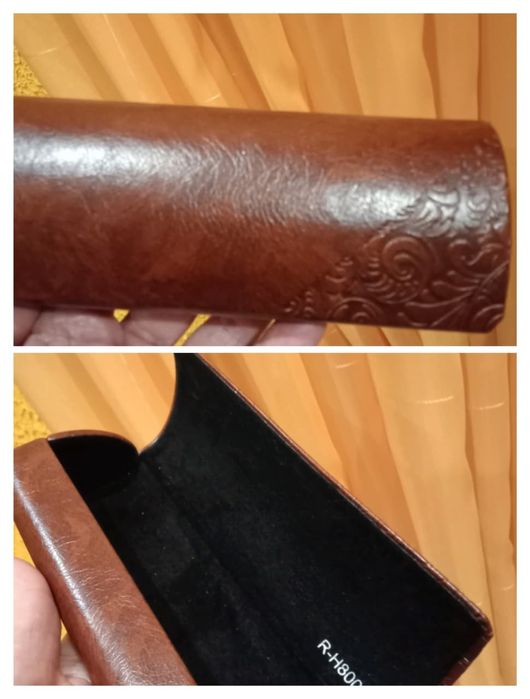 Футляр для очков кожаный, новый, для подарка самое то