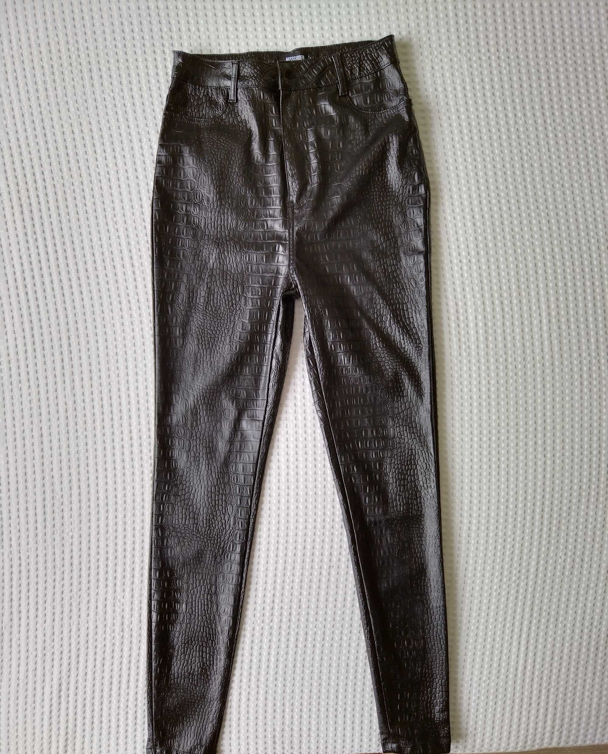 Дамски кожена панталон Missguided, размер 34