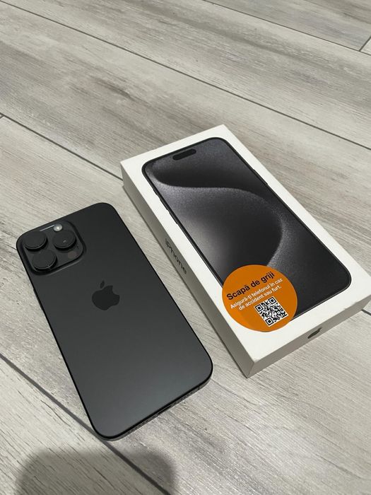 Vând/Schimb iPhone 15 Pro Max, 256GB, Full box.