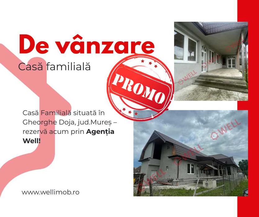 Casă familială de vânzare în Gheorghe Doja
