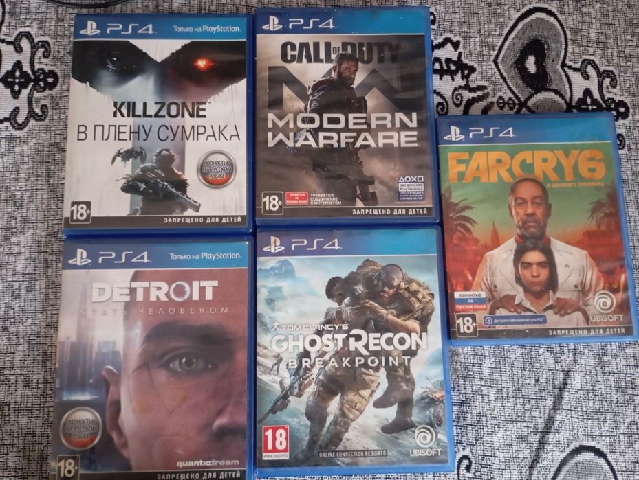 Игры на плостейшен 4..
